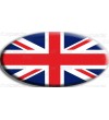 Union Jack Royal British bandera pegatina Range Rover OVAL