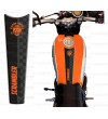 Protector De Depòsito naranja adecuado para Ducati Scrambler