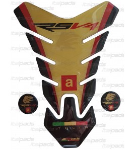 Protector De Depòsito mod. "Nevada oro"  para Aprilia RSV4