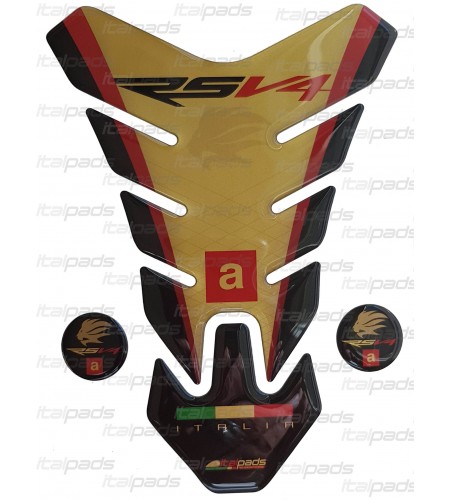 Protector De Depòsito mod. "Nevada oro"  para Aprilia RSV4