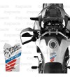Protector De Depòsito "Compact1" para Honda Africa Twin CRF 1000 blanco Panal
