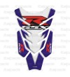 Protector De Depòsito Tank Pad para SUZUKI GSX-R mod. "Hyper-WINGS" blanco-blu