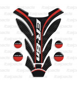 Protector De Depòsito "Detroit"  tonos rojos para Kawasaki ER6n