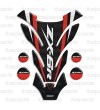 Protector De Depòsito  mod. "Detroit" para Kawasaki ZX6-R  rojo