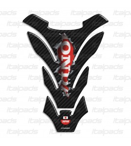 Protector De Depòsito mod. "Detroit Rip" para Honda efecto carbono