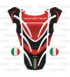 Protector De Depòsito adecuado para Ducati Monster "Top Wings" carbono + 2 Gratis!!