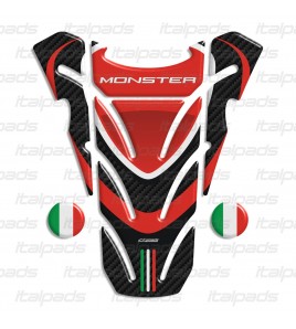 Protector De Depòsito adecuado para Ducati Monster "Top Wings" carbono + 2 Gratis!!