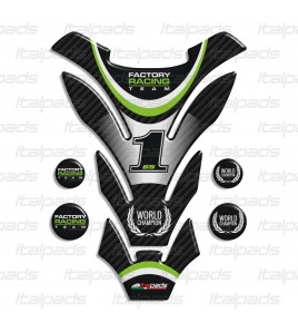 Protector De Depòsito Tank Pad adecuado para KAWASAKI mod. "Detroit Top" Jonathan Rea + 4  gratis!!