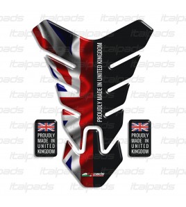 Protector De Depòsito  mod. "Nevada" para Triumph U.K. bandera Union Jack "Proudly made in..."