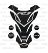 Protector De Depòsito Tank Pad para Yamaha R1 mod. "Detroit" gris efecto carbono + 4 gratis!!