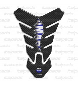 Protector De Depòsito mod. "NevadaRipped" carbon look para Yamaha