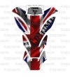 Protector De Depòsito Triumph U.K. bandera  Union Jack "Detroit"  + 1 sticker para GRATIS