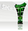Protector De Depòsito mod. "Texas"  verde para Kawasaki ER6n