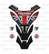 Protector De Depòsito "DETROIT Top black"  para Triumph U.K. bandera Union Jack