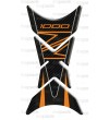 Protector De Depòsito "Shark" para Kawasaki Z1000 efecto carbon/naranja