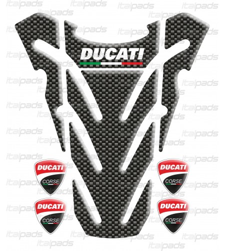 Protector de depósito "Top Wings" carbon look para  DUCATI Monster