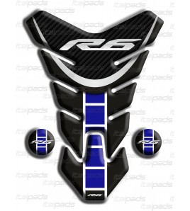 Protector De Depòsito para Yamaha R6 "Nevada/bleu"