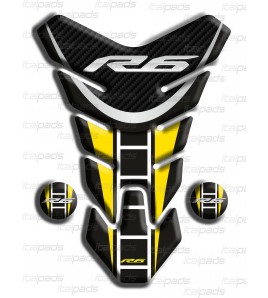 Protector De Depòsito Yamaha R6 "Nevada" negro amarillo L