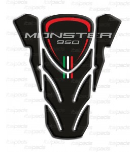 Protector de Depòsito "Arkansas" negro para Ducati Monster 950