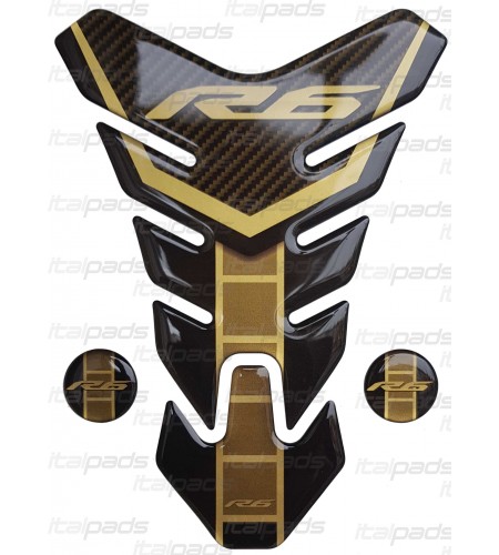 Protector De Depòsito "Nevada oro" para Yamaha R6 60° Aniversario