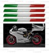 Set de 4 pegatinas 3D de resina para Ducati Panigale 959, 97x8 mm.