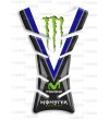 Protector de depósito Classic Monster Blue-carbon Sport Racing, para tanque, nuevo