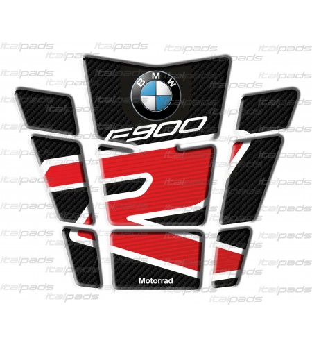 Protector De Depòsito carbon look/rojo, para BMW F900R, para tanque