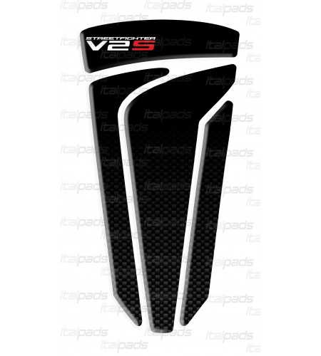 Protector de depósito negro/carbono para Ducati V2S StreetFighter