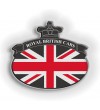Union Jack Royal British  pegatina Range Rover negro panal