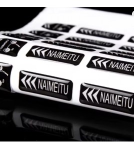 Conjunto de 25 etiquetas de resina, silicona, goma, 3D, lenticulares