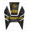 Protector de deposito adhesivo negro y amarillo para BMW R1250GS