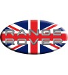 Union Jack Royal British bandera pegatina Range Rover OVAL