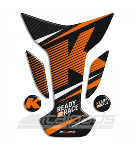 Protector De Depòsito Tank Pad para KTM wings efecto carbono