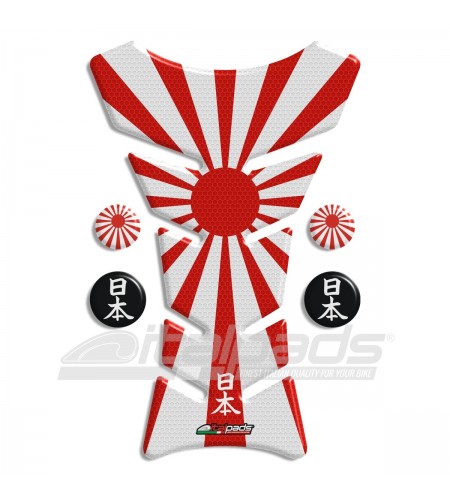 Protector De Depòsito  bandera Japón HoneyComb + 4