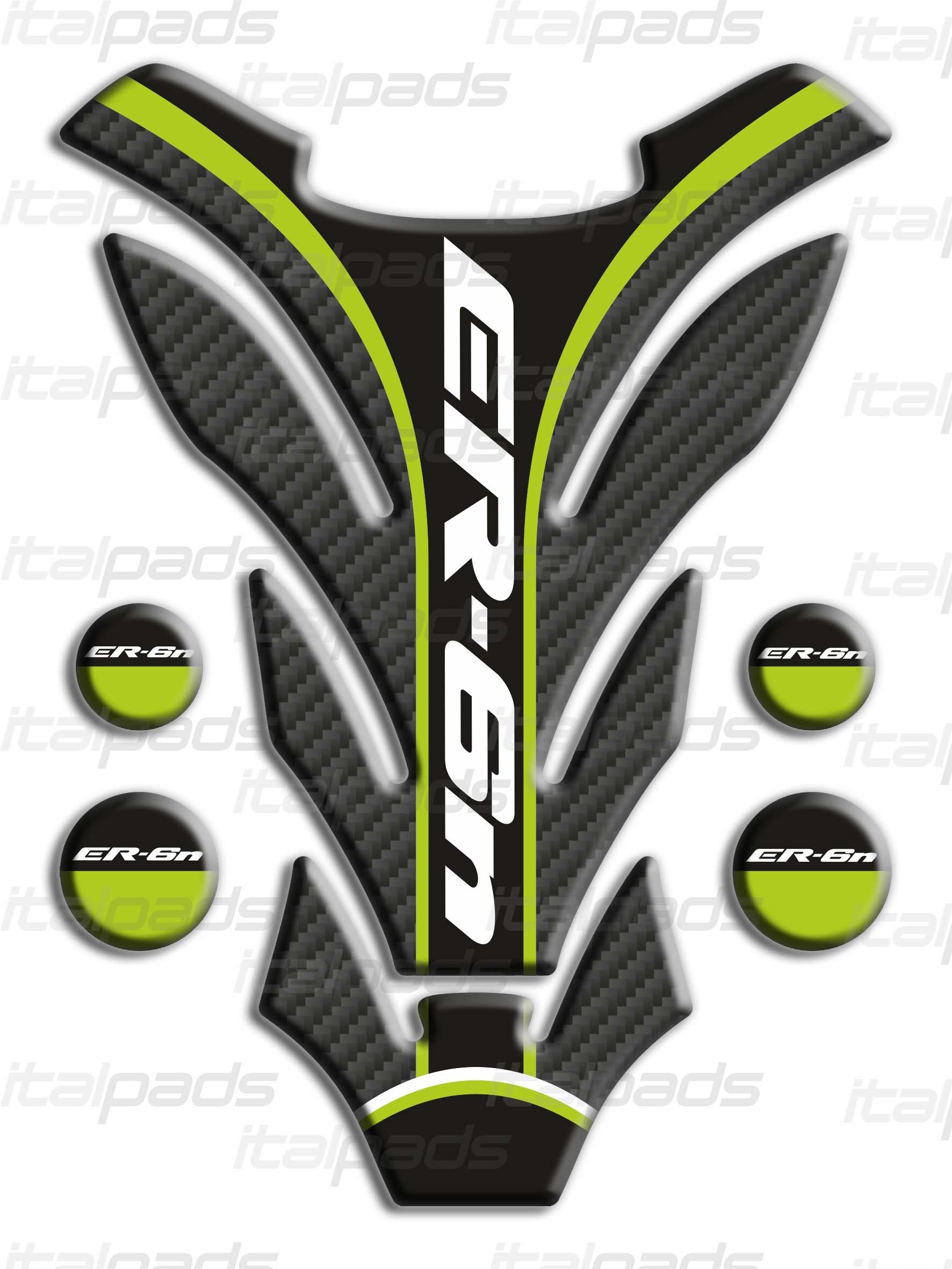 Protector De Genérico adecuado para Kawasaki ER6n "Detroit" - ItalPads®